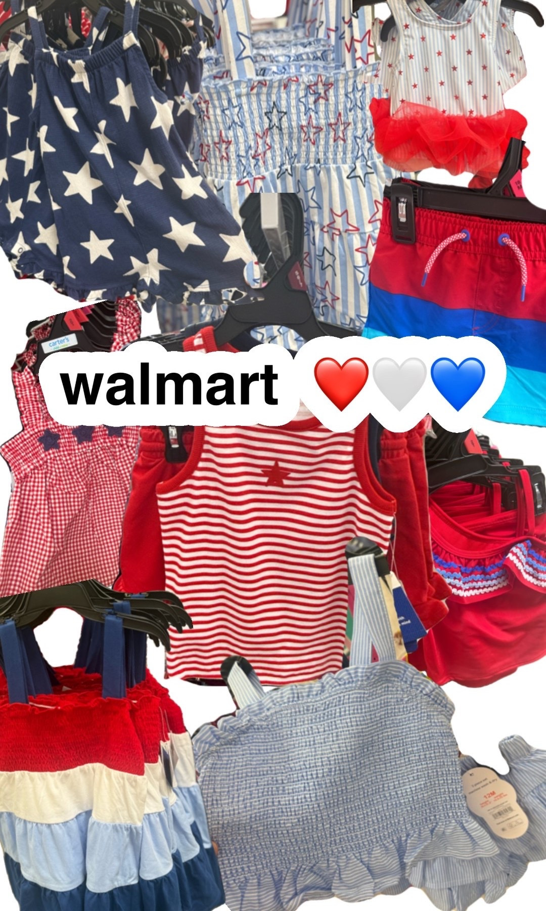 Walmart has the CUTEST red, white and blue ❤️🤍💙

#LTKootd #LTKmomlife #LTKSeasonal