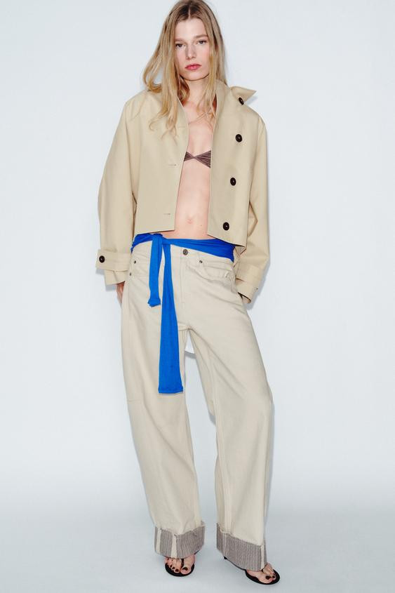 SHORT WATER REPELLENT TRENCH COAT ZW COLLECTION | Zara US