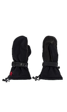 Perfect Moment Davos Mitts in Black from Revolve.com | Revolve Clothing (Global)