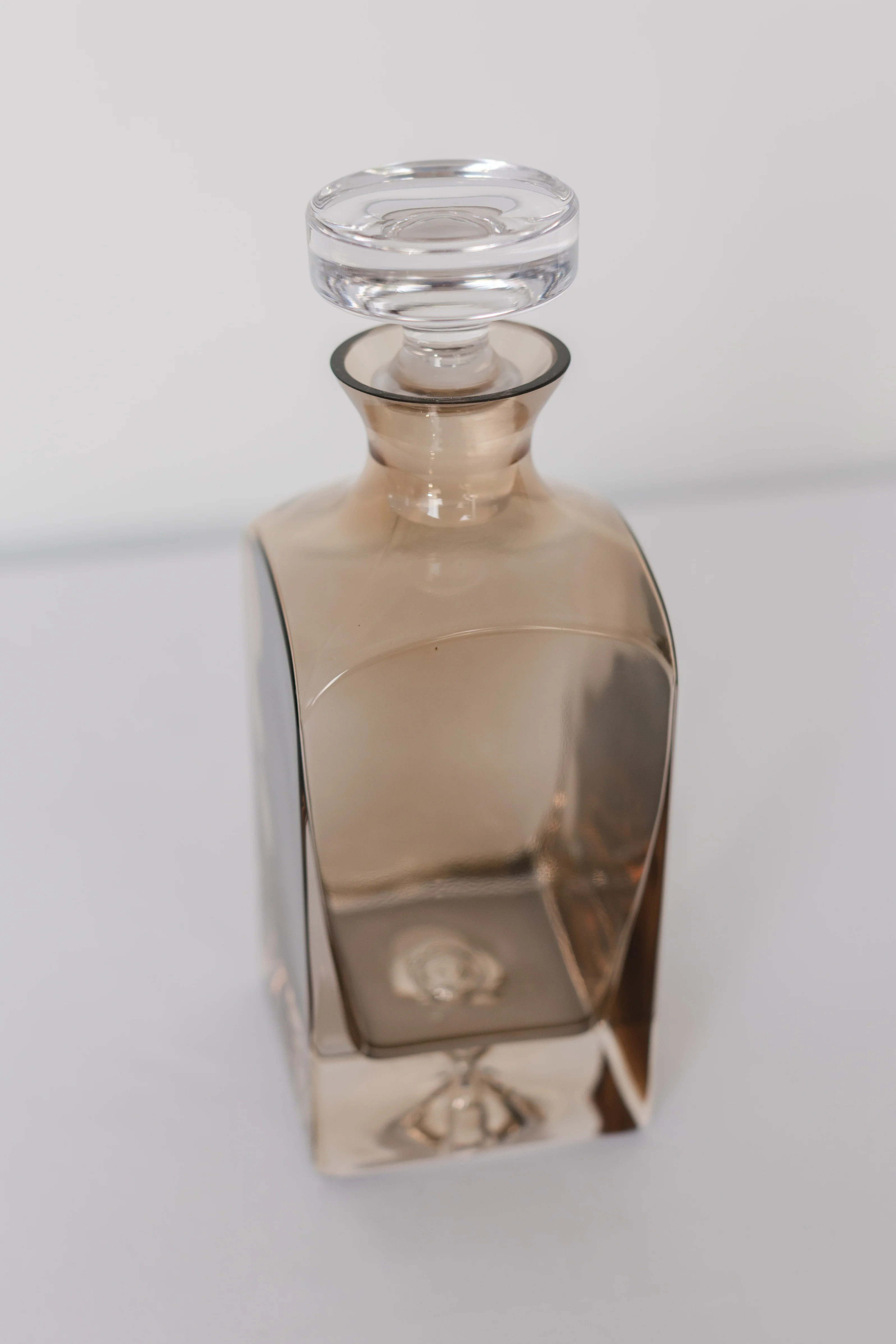 Estelle Colored Decanter- Heritage {Amber Smoke} | Estelle Colored Glass