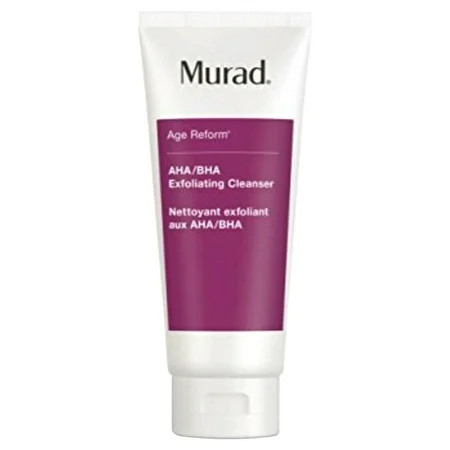 Murad Age Reform AHA/BHA Exfoliating Cleanser - (6.75 fl oz) An Intensive Face Cleanser with a Trio of Exfoliating Acids and Jojoba Skin-Polishing Beads to Reveal a Younger-Looking Complexion | Walmart (US)