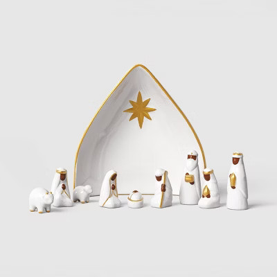 Ceramic Nativity Set Christmas - Threshold™ | Target