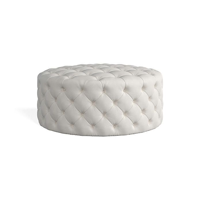 Romi Tufted Cocktail Ottoman | Frontgate | Frontgate
