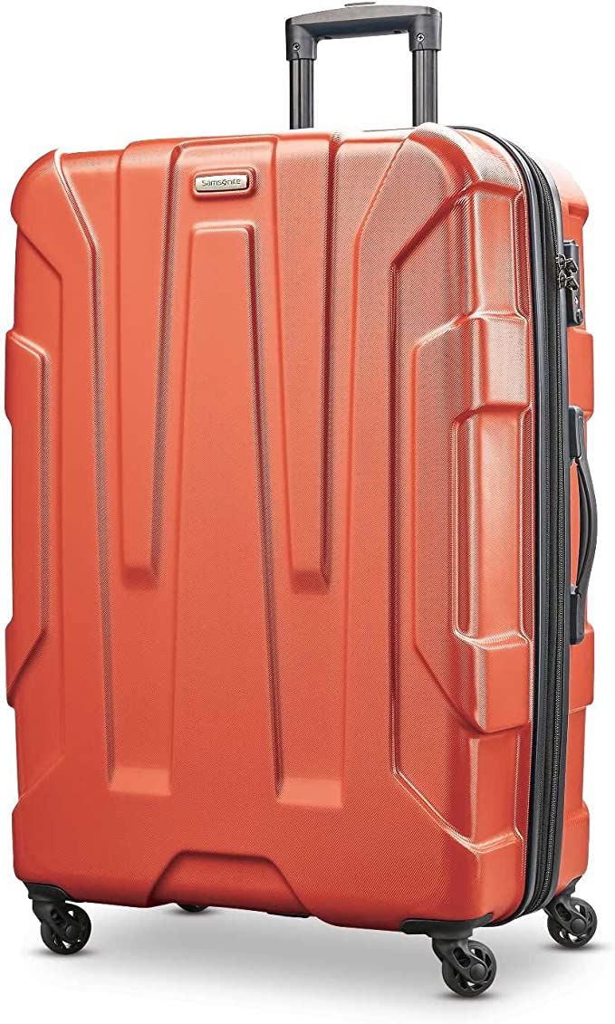Samsonite Centric Hardside Expandable Luggage with Spinner Wheels, Burnt Orange, Checked-Medium 2... | Amazon (US)