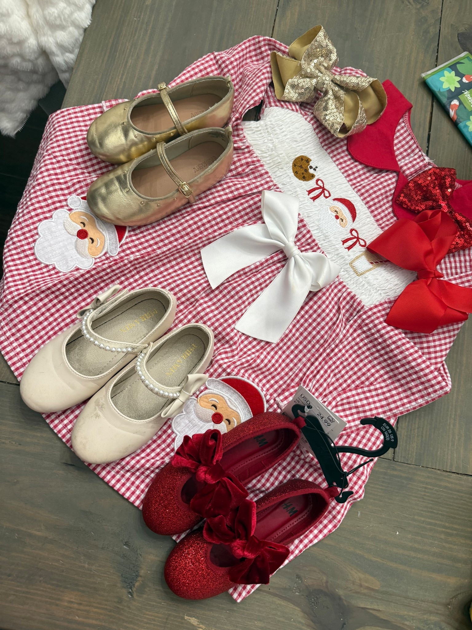 Toddler Christmas outfit pieces, pictures with Santa, family photos,
Milk and cookies, dress shoes 

#LTKmomlife #LTKBaby #LTKHoliday