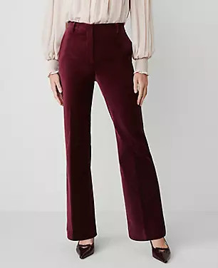 The Jayne Trouser Velvet Pant | Ann Taylor (US)