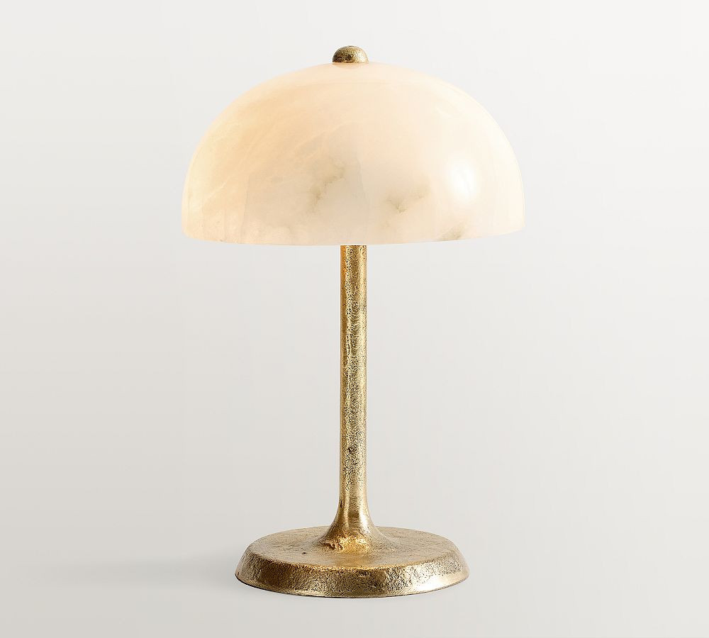 Windham Alabaster Task Table Lamp (13") | Pottery Barn (US)