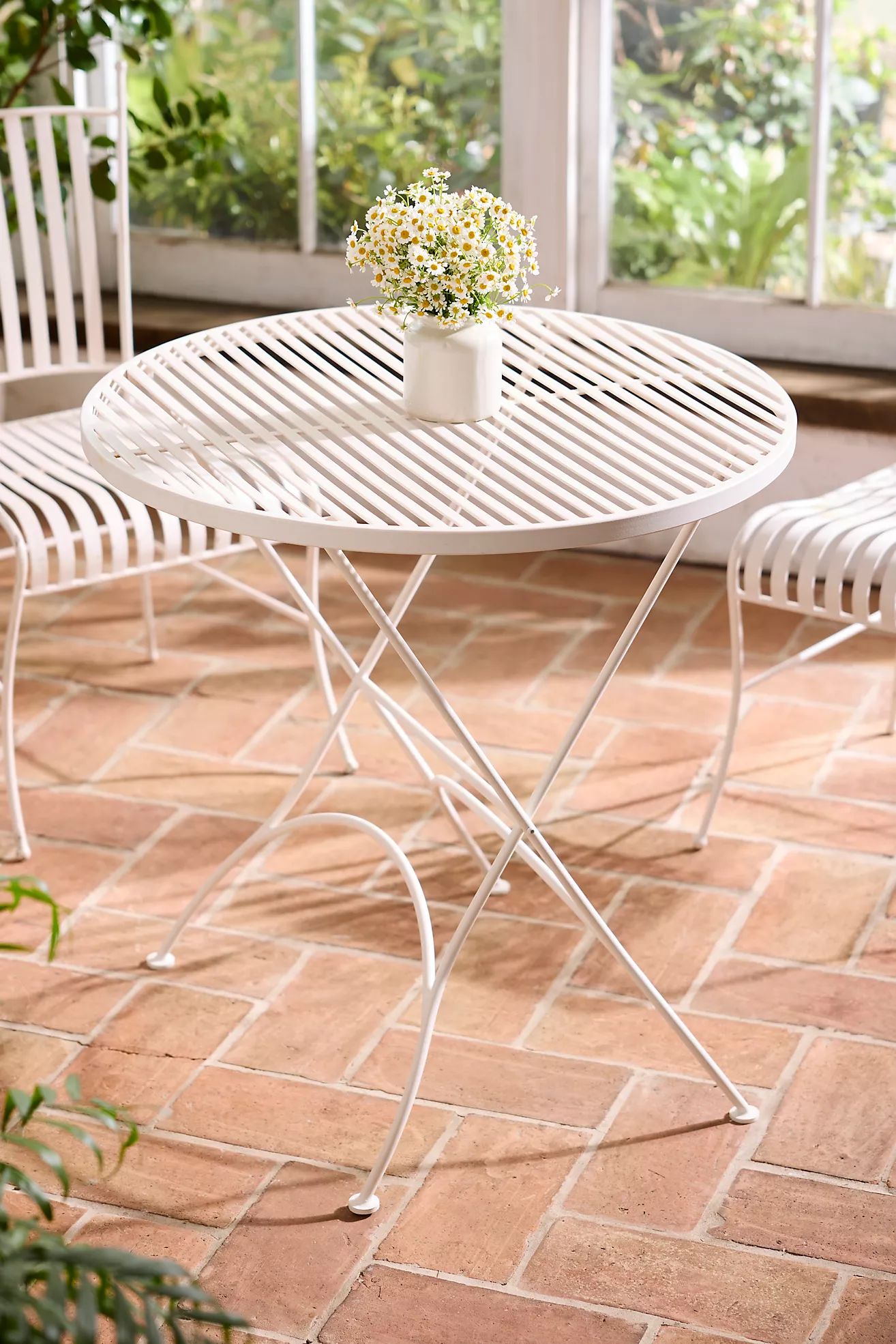 Arcadia Steel Bistro Table | Terrain