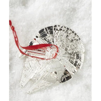 Millennium Falcon Metal Ornament | Wayfair North America