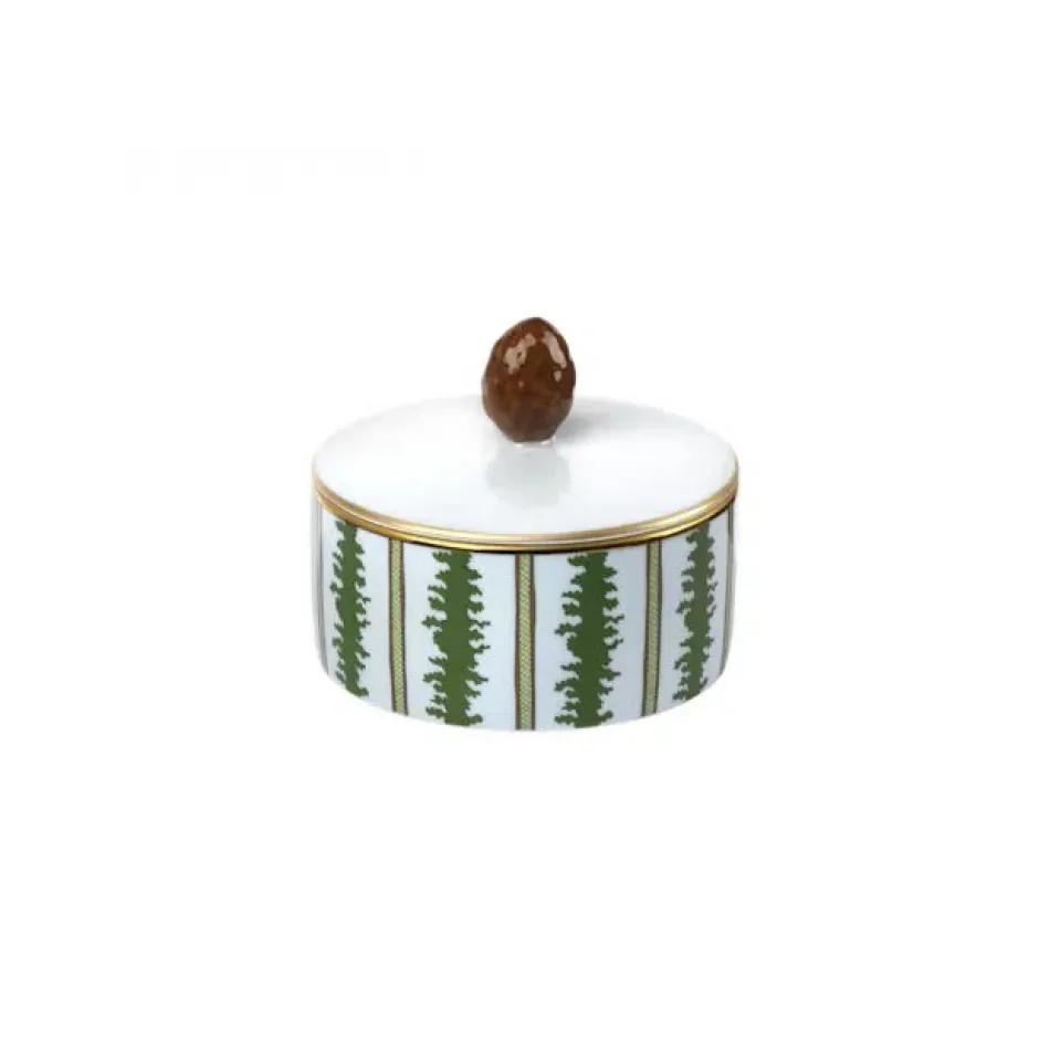 Ginori 1735 Profumi Luchino/Rain Rock Creek Large Trinket Box Cm 13 In. 5 | Gracious Style | Gracious Style, Inc.