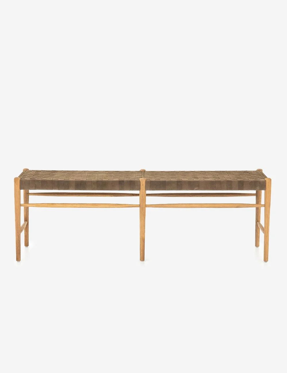 Tess Leather Bench | Lulu and Georgia 