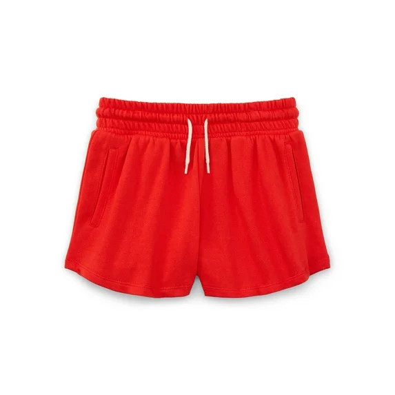 Weekend Academy Girls French Terry Pull-On Shorts, Sizes 4-18 | Walmart (US)