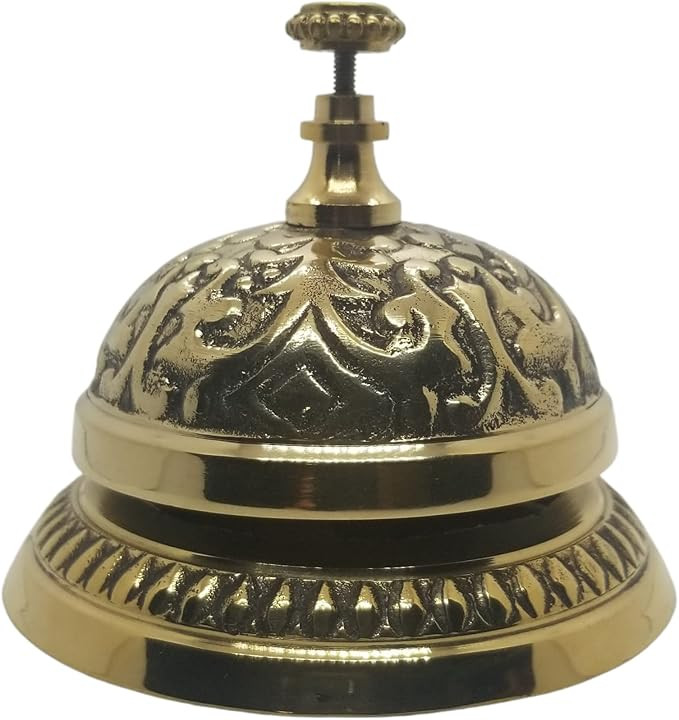 Solid Brass Victorian Style Service Desk Bell | Amazon (US)