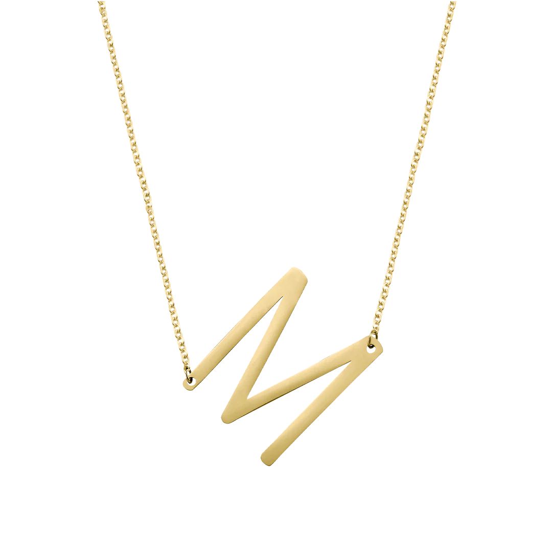 Statement Initial Necklace | Mint & Lily