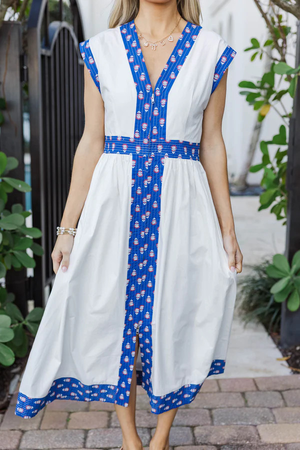 Made To Love White Midi Dress | The Mint Julep Boutique