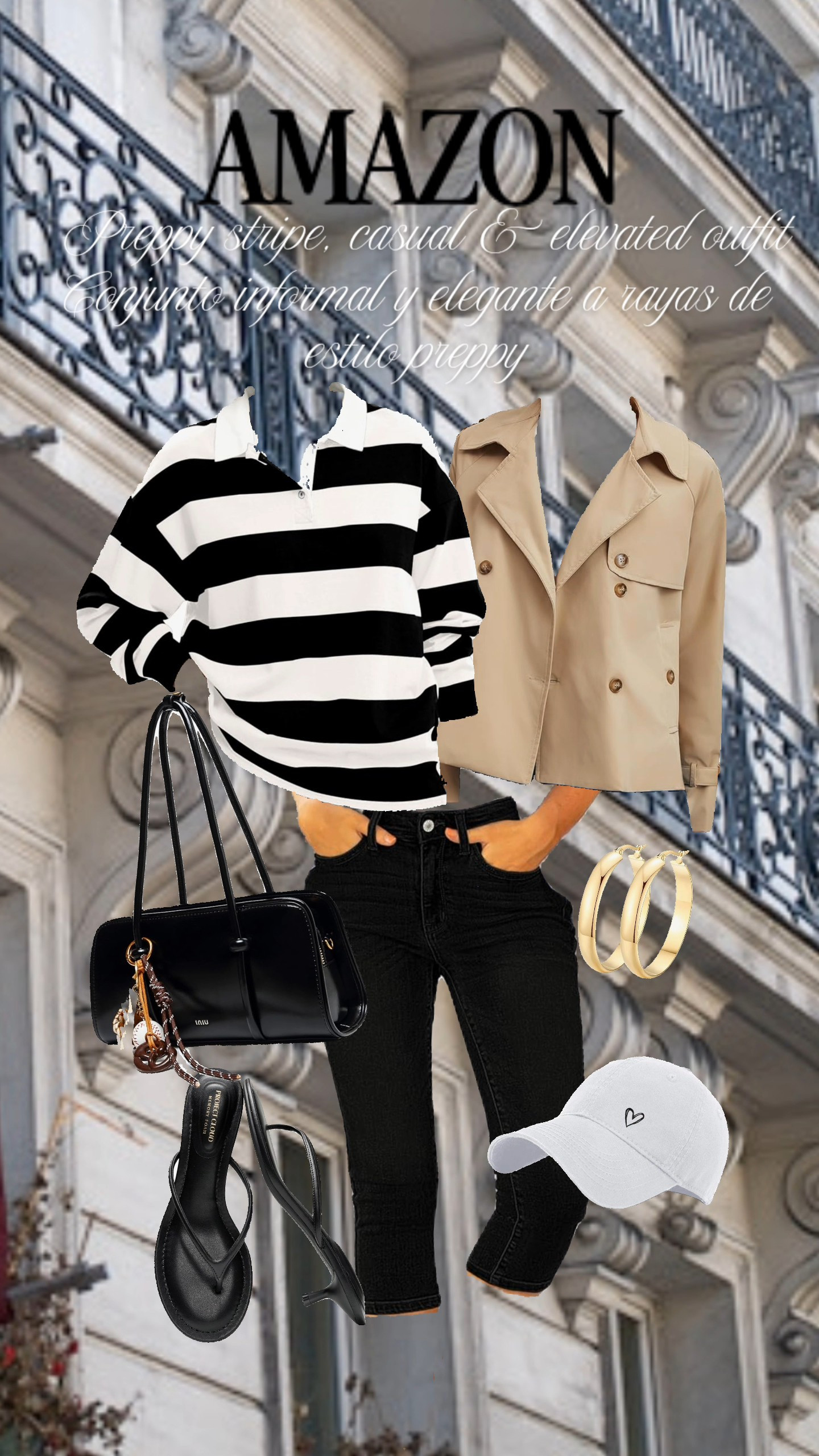 Preppy style! This striped button down and trench coat make for a casual yet elevated look. Pair with high-waisted jeans and kitten heels for a complete outfit. 🌟#liketkit #ltkoutfit

#LTKootd #LTKgrwm #LTKSaleAlert