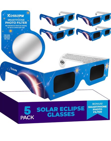 Solar Eclipse Glasses : CE and ISO certified 

#LTKparties #LTKSeasonal #LTKfindsunder50