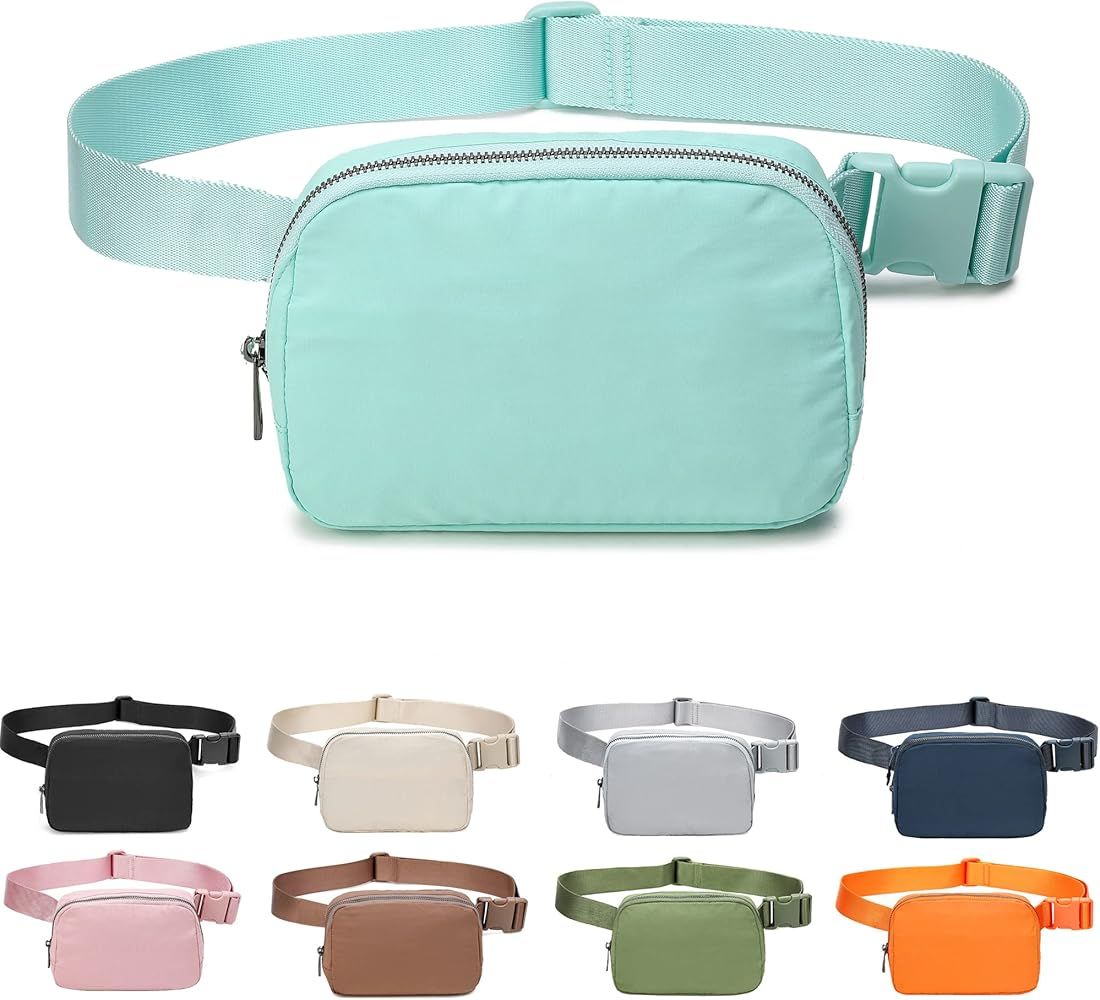 Fanny Belt Bag Waist Pack Crossbody Bags Bum Bag for Running Hiking Travel Workout Adjustable Strap  | Amazon (US)