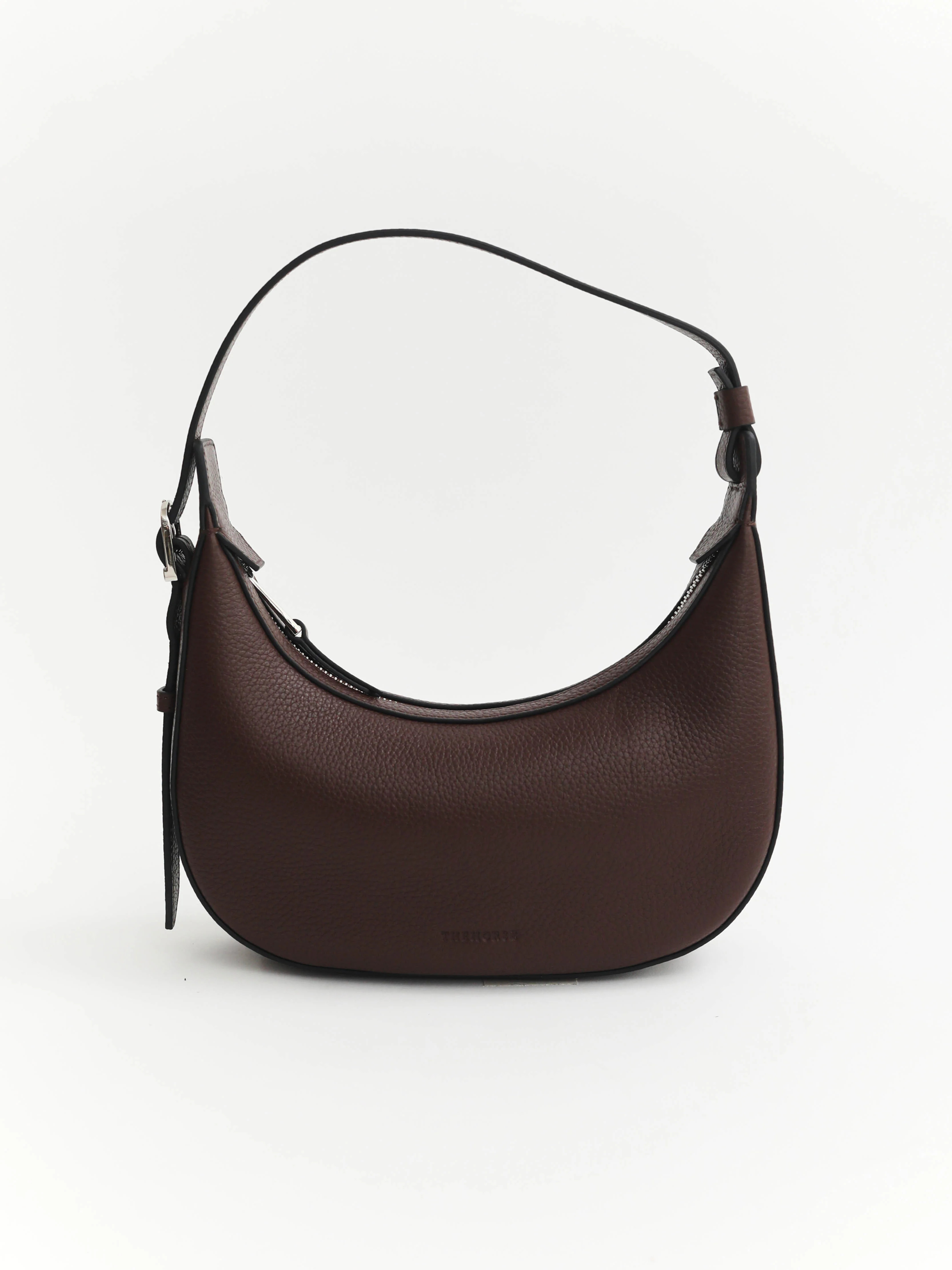 Friday Bag: Leather Crescent Bag in Coffee | The Horse (US, AU, UK, NZ)