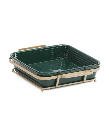 12x12x2.5 Square Oven To Table Baker | TJ Maxx