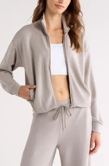 Zella Ultra Soft Zip Jacket | Nordstrom | Nordstrom