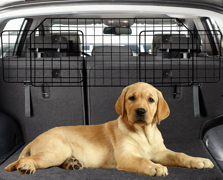 38-66.5 Inches Dog Car Barrier for SUVs, Van, Vehicles, Adjustable Large Pet Barriers, Universal ... | Amazon (UK)