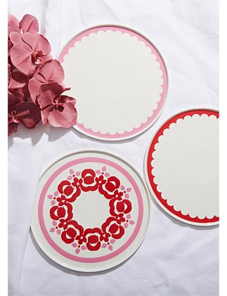 In the Roundhouse Side Plate Pink Scallop | David Jones | David Jones (Australia & New Zealand)