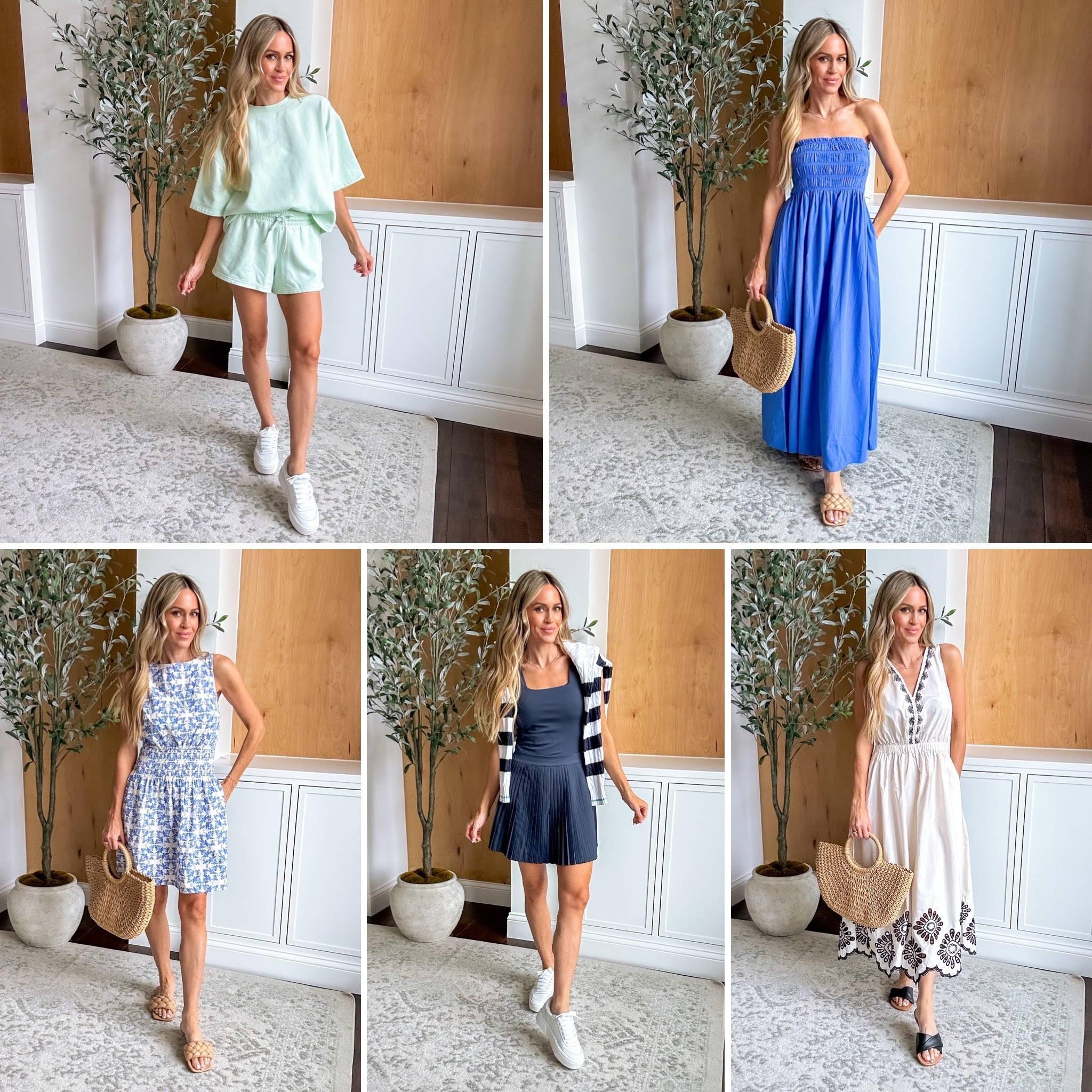 Target new arrivals for spring! Sizing below:

Green shorts - xs
Green top - sized up to small
Royal blue dress - xs
Blue print mini dress - xs
Tennis dress - xs
Tennis sweater - sized up to small
Black cream dress - xs (not available online yet!!)

#LTKFindsUnder50 #LTKStyleTip #LTKPetite