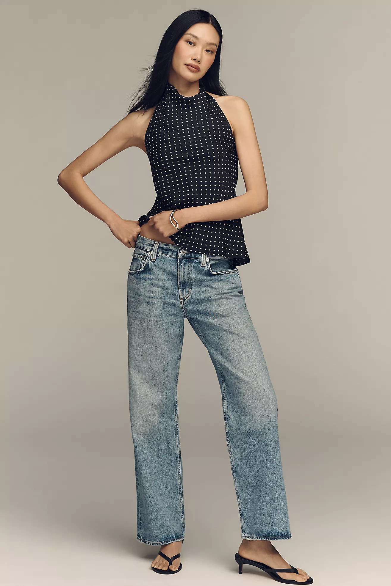 Citizens of Humanity Lindz Mid-Rise Straight Jeans | Anthropologie (US)