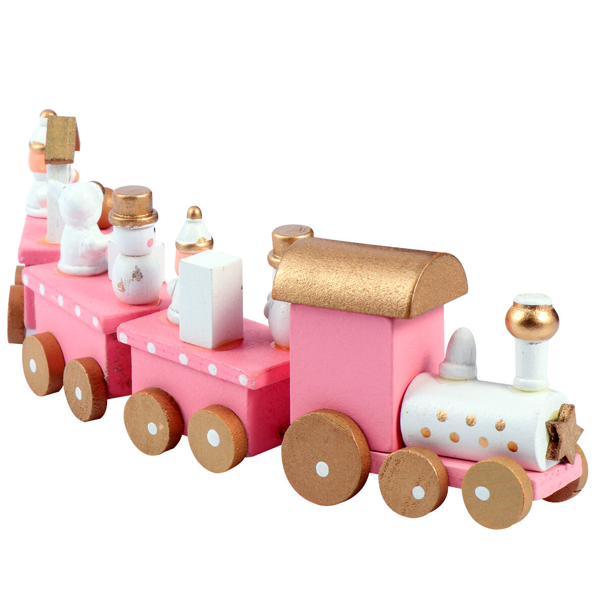 Etereauty Train Christmas Wooden Set Ornament Kids Decor Tree Decoration Mini Decorations Wood To... | Walmart (US)