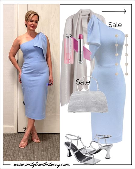 Baby blue is a Spring ‘24 must-have. This dress is also a must-have and on sale! Hurry! I sized up as it’s a snug, body-hugging fit! 

#LTKwedding #LTKover40 #LTKsalealert