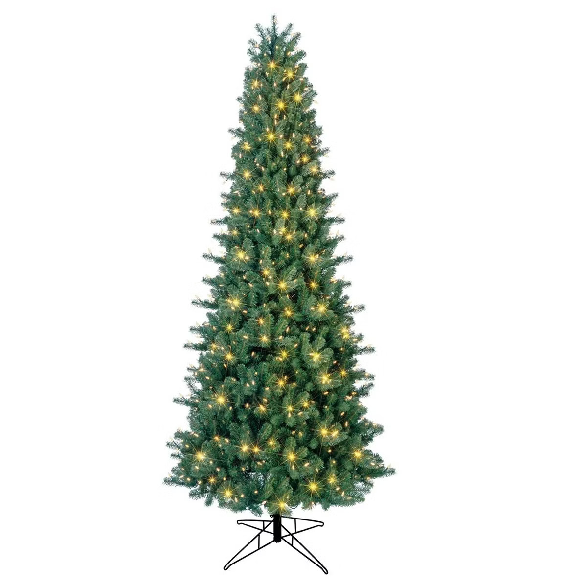 GE 9-ft Pre-lit Just Cut Pre-Lit LED Colorado Spruce Artificial Christmas Tree | Target