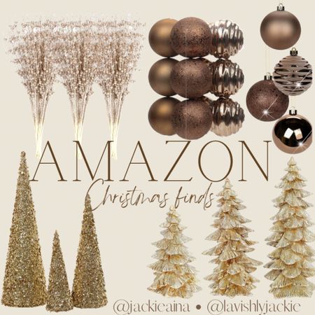 Christmas ornaments and decor, all from Amazon + prime shipping. 

#LTKHoliday #LTKSeasonal