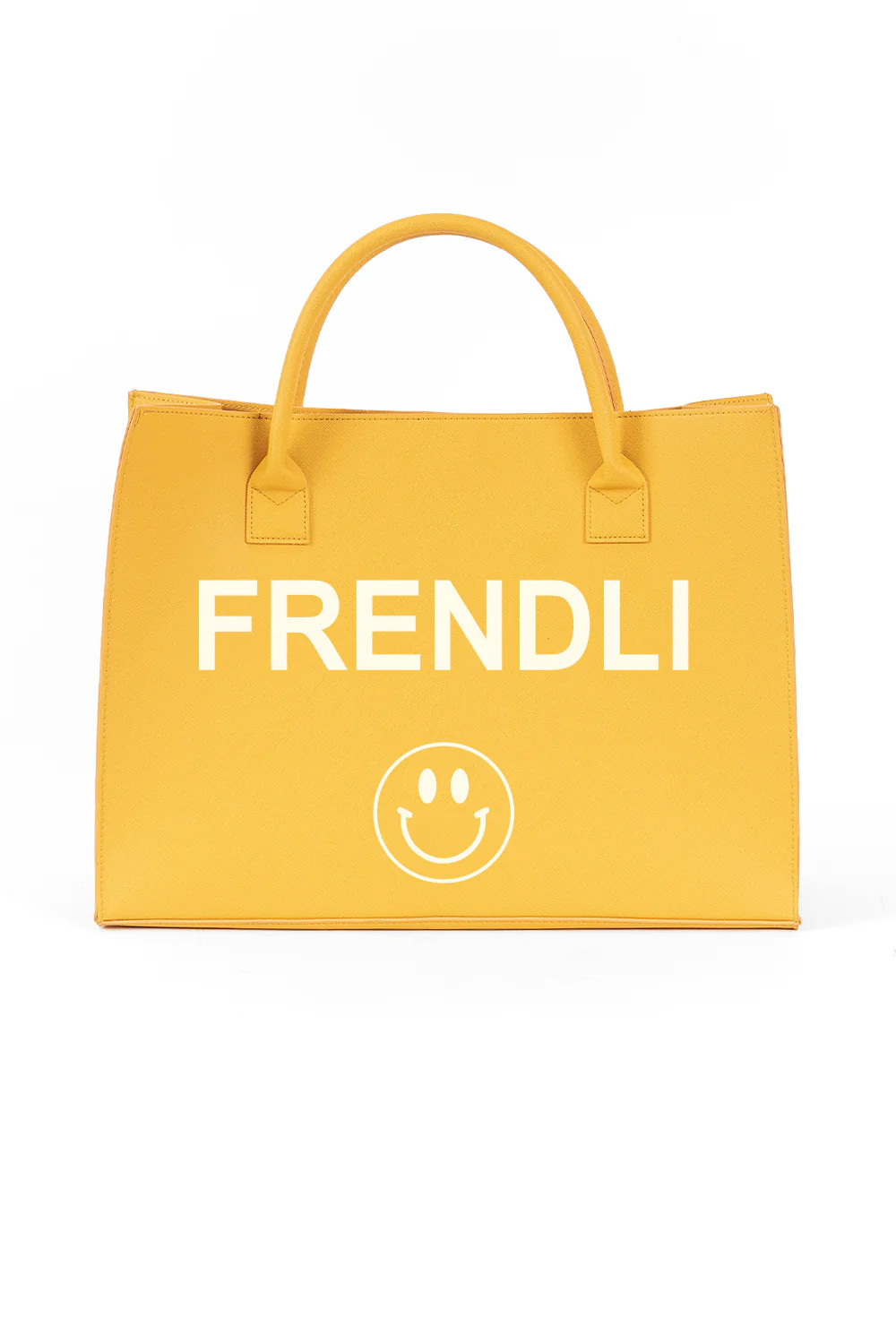 MODERN VEGAN TOTE - Frendli (Lemon) | Los Angeles Trading Co