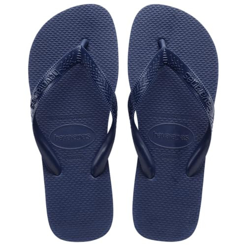 Havaianas - Top, Bequeme, langlebige und leichte Badelatschen, Zori Style, mit rutschfester Sohle, Unisex-Erwachsene, Navy Blue, 43/44 EU | Amazon (US)