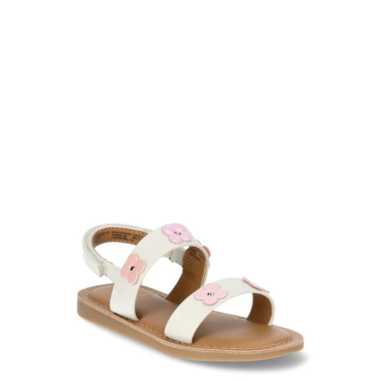Wonder Nation Toddler Girls Daisy Sandals | Walmart (US)