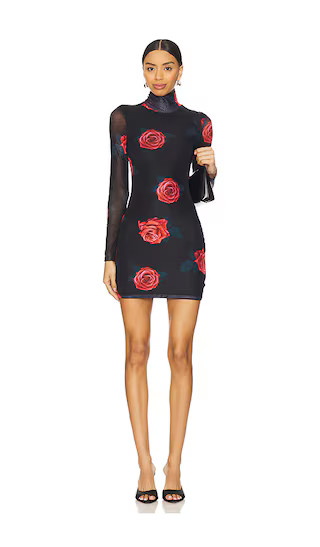 Liora Mini Dress in Rose Multi | Revolve Clothing (Global)