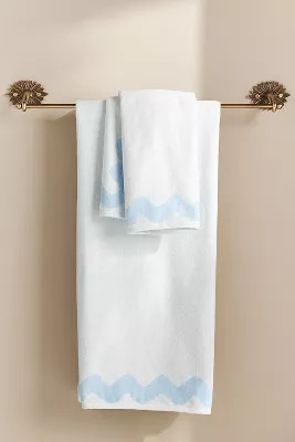 Maeve Scalloped Bath Towel Collection | Anthropologie (US)
