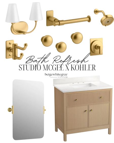 Studio McGee is collaborating with Kohler and has some beautiful bathroom accessories to finish off your bathroom refresh. Absolutely beautiful! 

#LTKstyletip #LTKhome