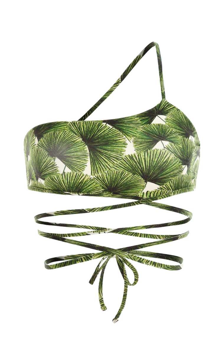 Azucena Palma Mangle Dia One-Shoulder Bikini Top | Moda Operandi (Global)
