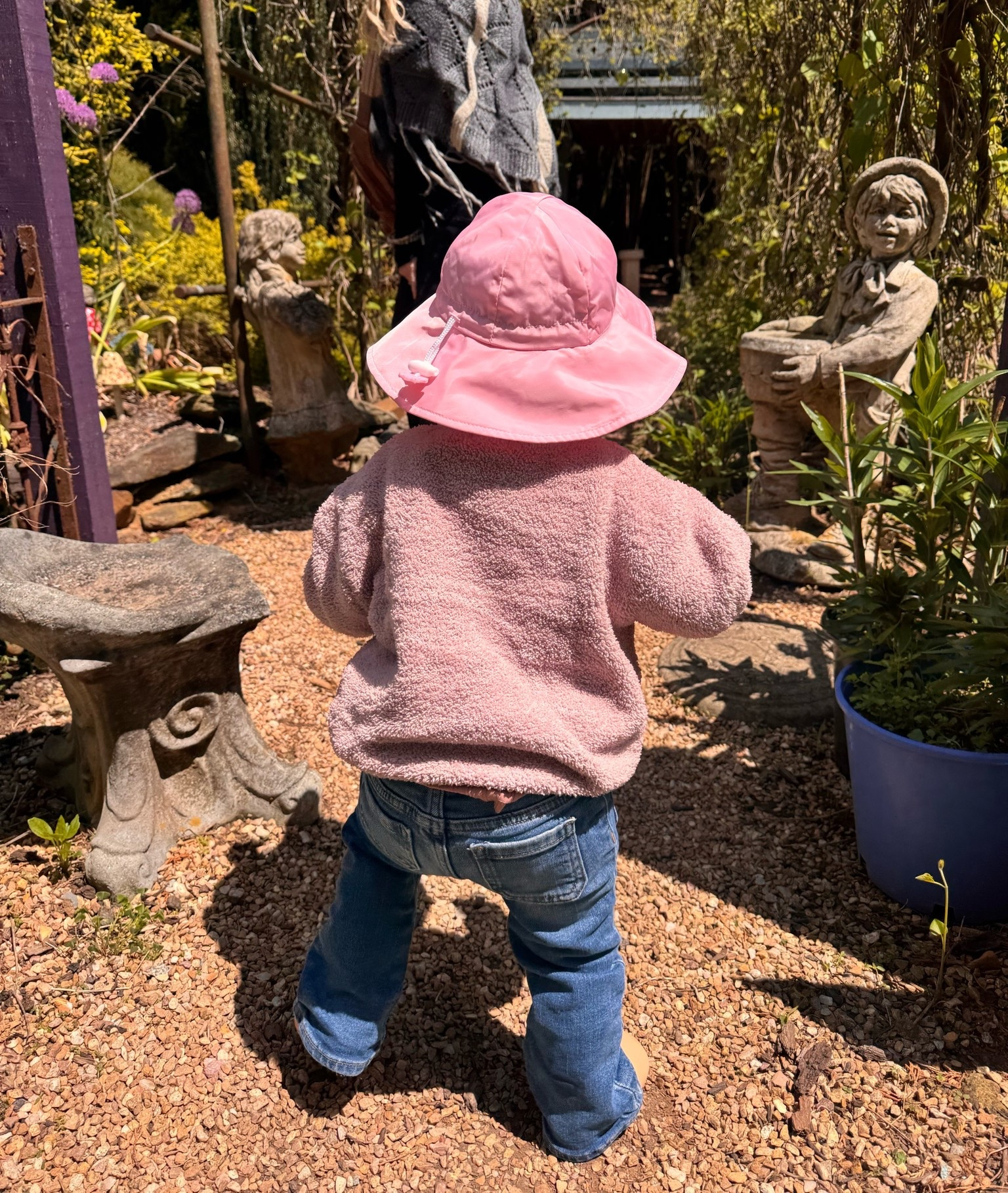 Tiny boots. Little adventures. Wild imagination 🌸🌿✨
There’s something so magical about watching the world through toddler eyes. A garden somehow becomes an enchanted little wonderland — every flower deserves a stop, every pebble is suddenly treasure, and every path holds a new adventure waiting to be discovered.
Today’s adventure featured bootcut jeans, the coziest fuzzy sweater, and her sweet little pink UV sunhat because sunshine and style can absolutely go hand in hand 🤍 One of my favorite reminders that the smallest moments somehow become the biggest memories.
#LTKKids
#LTKBaby
#LTKFamily
#ShopLTK
#LTKFinds
#ToddlerStyle
#ToddlerFashion
#KidsFashion
#MiniStyle
#LittleStyleInspo
#ToddlerOOTD
#KidsOOTD
#MomLife
#ToddlerMom
#MotherhoodUnplugged
#ChildhoodUnplugged
#RaisingLittleHumans
#TinyMomentsBigMemories
#LittleAdventures
#AdventureAwaits
#OutdoorChildhood
#NaturePlay
#WildAndFreeChildren
#LetThemBeLittle
#WhimsicalChildhood
#CottagecoreKids
#GardenMagic
#GardenDays
#SpringStyleKids
#SunHatStyle
#PlayOutside
#ExploreMoreKids
#ToddlerActivities
#SimpleChildhood
#CoreMemories

#LTKKids #LTKBaby #LTKSaleAlert