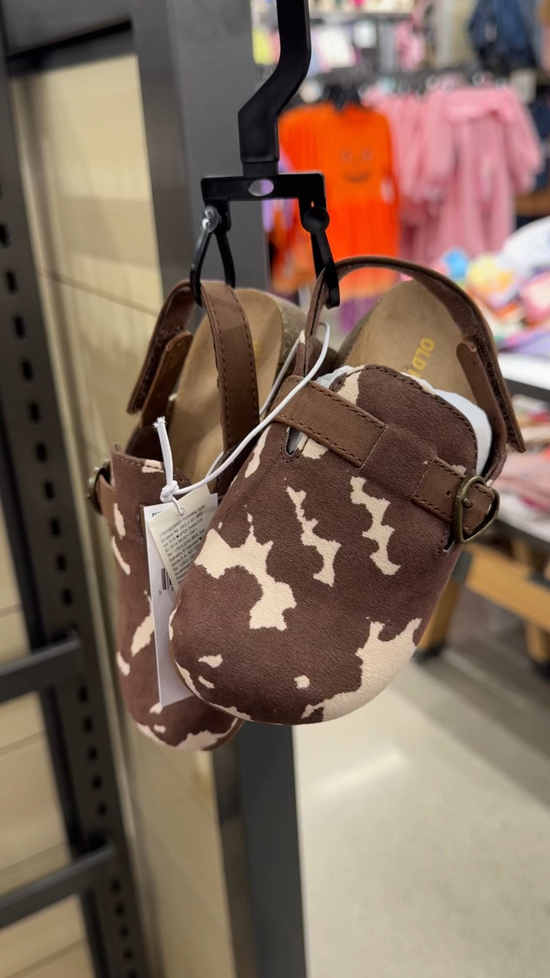 Cow print clogs with heart buckle 

#LTKSeasonal #LTKKids #LTKBaby