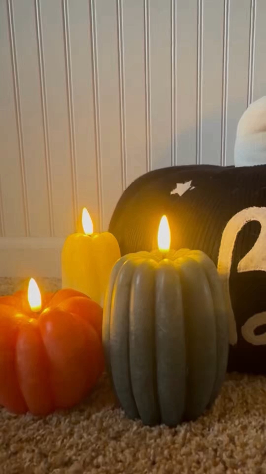 One of my favorite little fall finds 🎃🍂 These flameless gourd candles are made with real wax and have the prettiest flickering glow. And YES, they come with a remote + timer because I am absolutely not turning on individual candles every night. 😂

Set of 3 • remote controlled • dimmable • timer settings • real wax ✨

Linked below! 🤎

#FallDecor #AmazonFallFinds #FallHomeDecor #PumpkinDecor #FlamelessCandles #AutumnDecor #CozyHome #FallAmazonFinds #HalloweenDecor #ThanksgivingDecor #LTKHome #LTKSeasonal

#LTKSeasonal #LTKHome #LTKSaleAlert