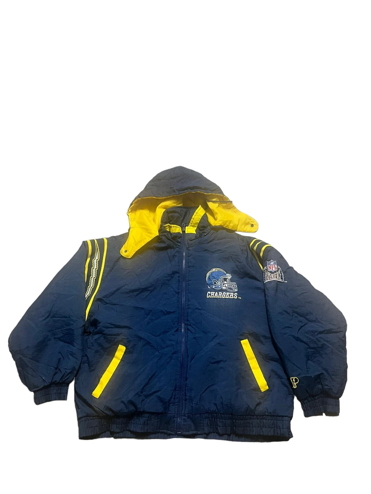 Vintage San Diego Chargers Pro Player Jacket Parka Puffy NFL Experience XL NICE | eBay US