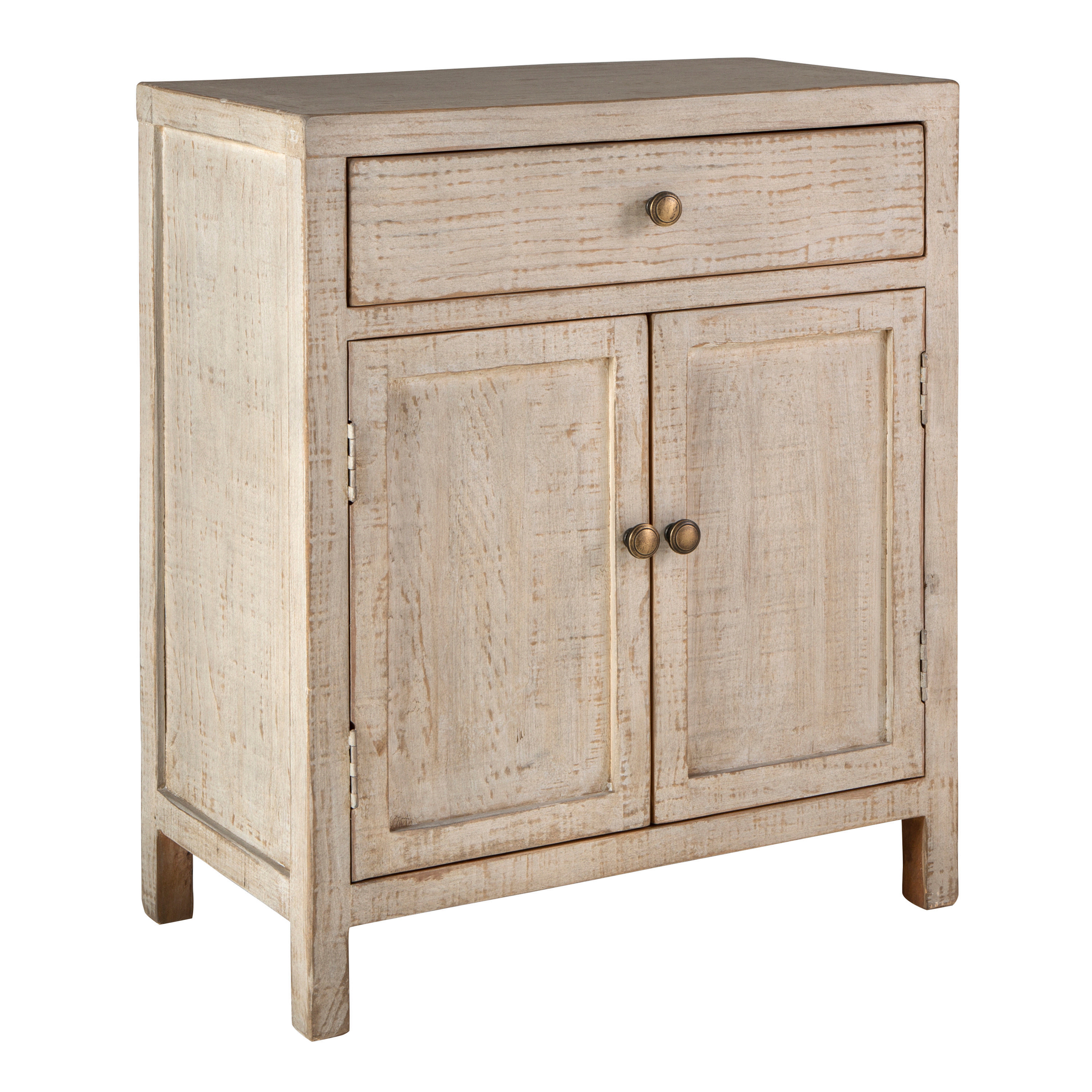Duarte Small Reclaimed Pine Farmhouse Storage Cabinet | World Market