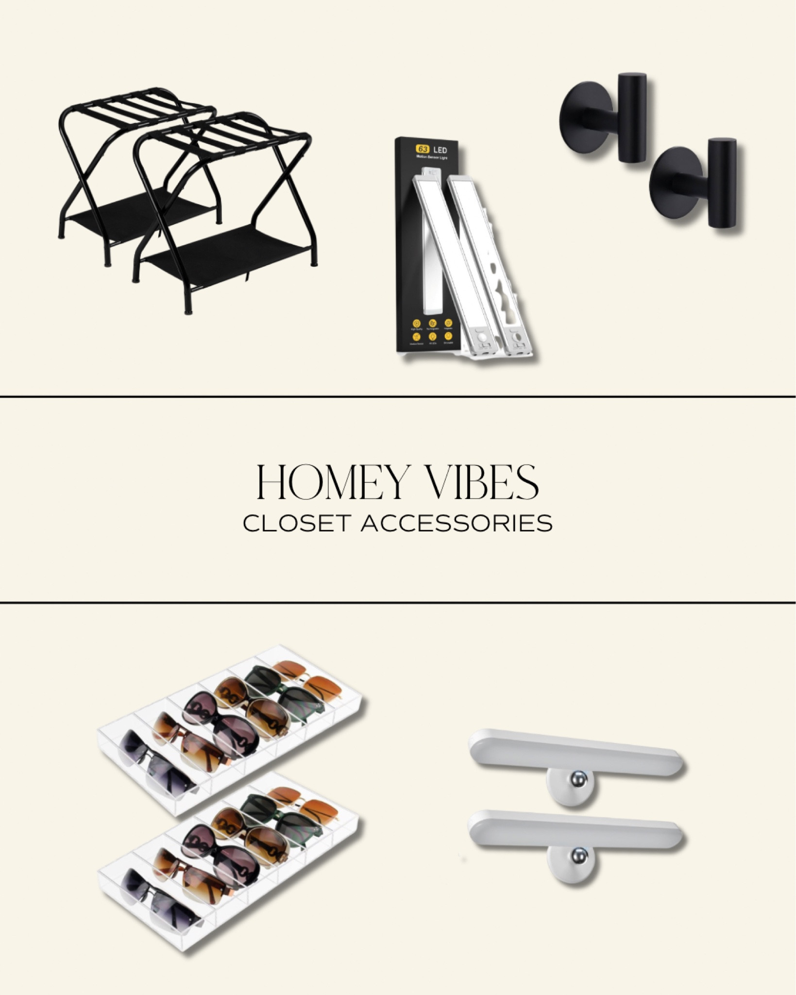 Adding some finished touches he’s to my customized closet by design! 

Using the bottom lights on the sides of my closet for when I want to created content in there. 

#LTKFindsUnder50 #LTKSaleAlert #LTKHome