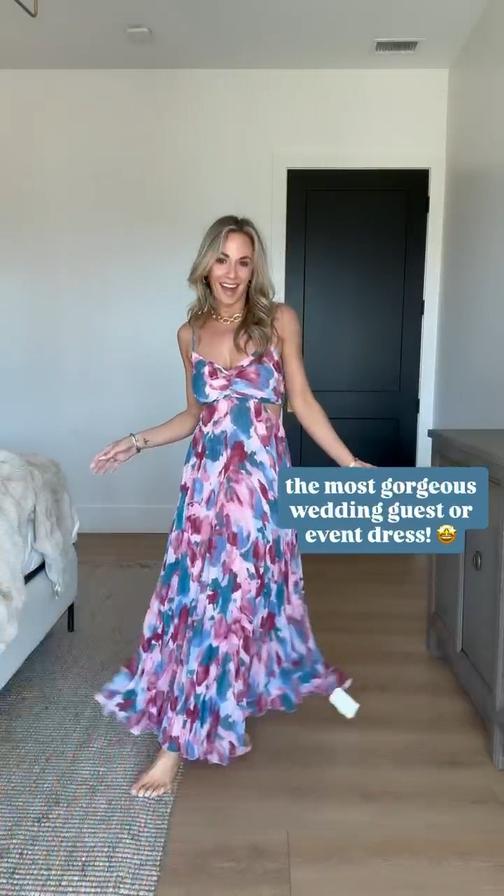 Abercrombie NEW floral maxi dress! A must-have for spring and summer events, weddings, and vacations! // I’m 5’3 for reference wearing a size xs!

#LTKPetite #LTKootd #LTKgrwm