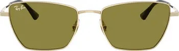 Ray-Ban Drea Bio-Based 53mm Polarized Irregular Cat Eye Sunglasses | Nordstrom | Nordstrom
