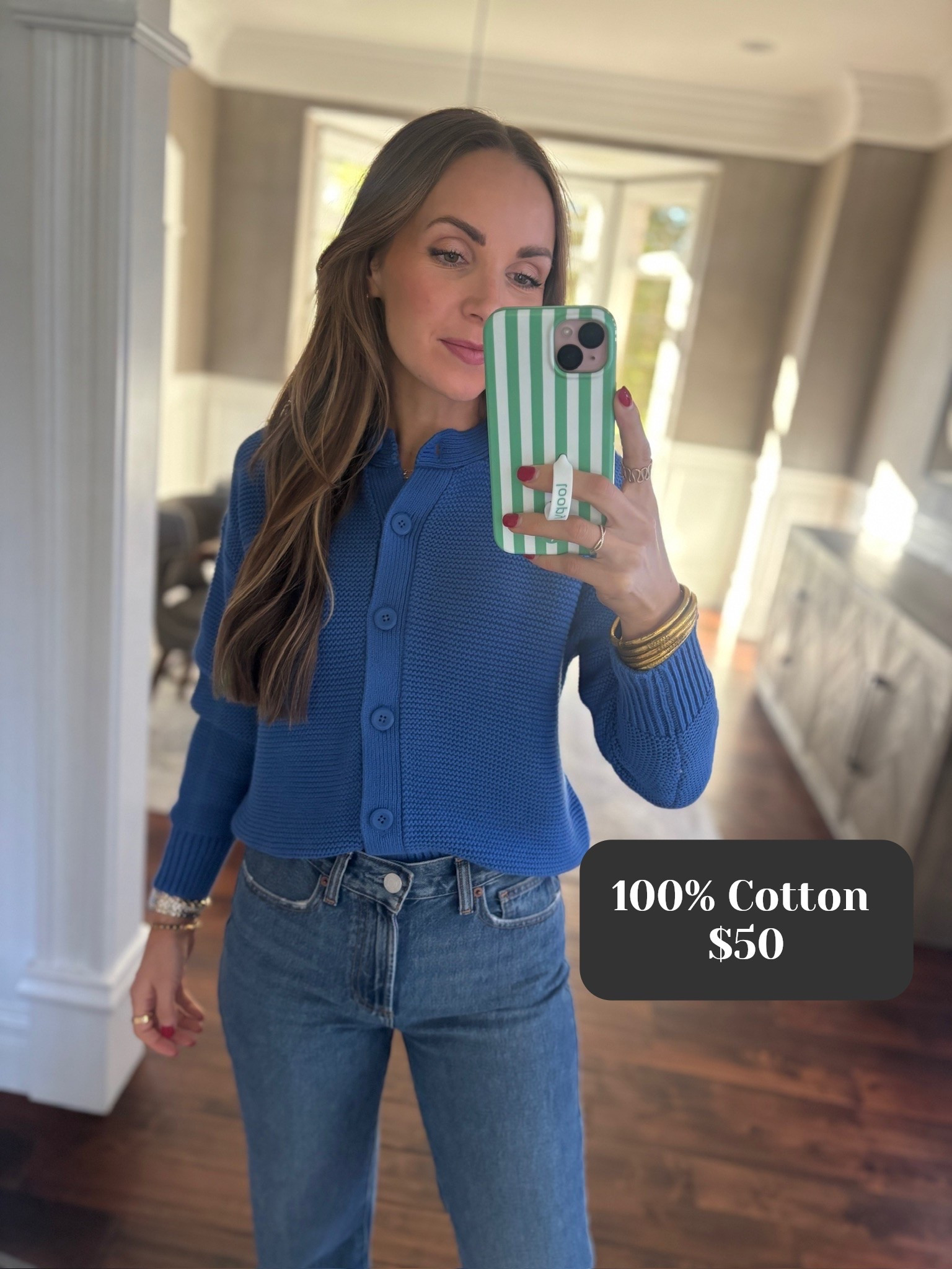 This color is fantastic for fall! Cardigan comes in 3 colors, get your true size & free shipping @Quince