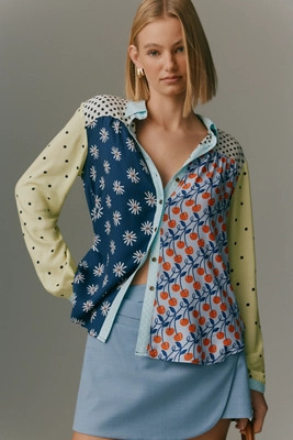 The Paz Buttondown Shirt by Maeve | Anthropologie (US)